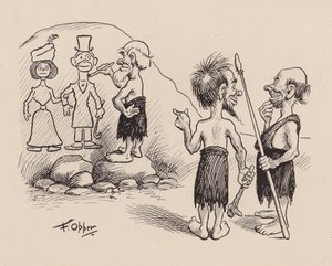 Our Antediluvian Ancestors by F Opper: Number Forty Five by Frederick Burr Opper