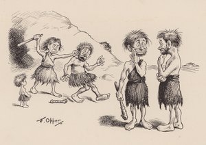 Our Antediluvian Ancestors by F Opper: Number Forty Seven