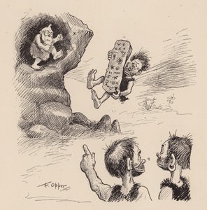 Our Antediluvian Ancestors by F Opper: Number Forty Three
