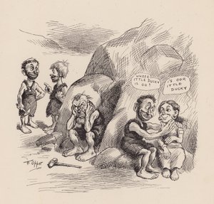 Our Antediluvian Ancestors by F Opper: Number Thirty One