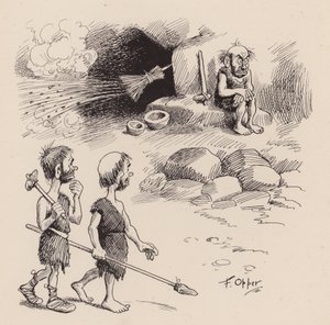Our Antediluvian Ancestors by F Opper: Number Thirty Three
