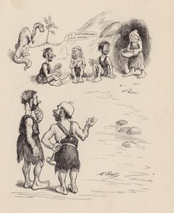 Our Antediluvian Ancestors by F Opper: Number Three