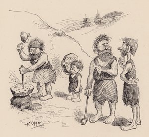 Our Antediluvian Ancestors by F Opper: Number Twenty Nine