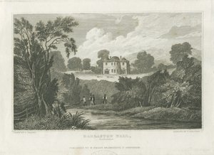 Darlaston Hall: engraving by Frederick Calvert
