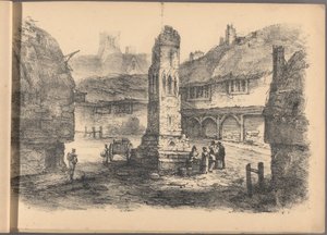 One of A Series of Sixty Sketches of Cottages. London, 1825. by Frederick Calvert