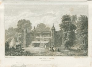 Tixall Hall - Gatehouse: Engraving