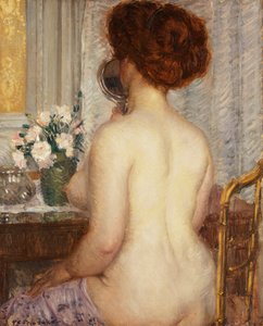 Woman at a Dressing Table by Frederick Carl Frieseke