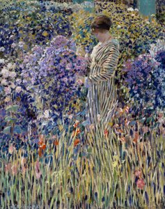 Woman in garden (circa 1912)