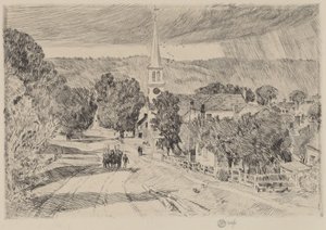 A Vermont Village by Frederick Childe Hassam