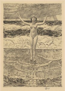 Rain Drops and Surf, 1921 by Frederick Childe Hassam