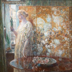 Tanagra The Builders, New York by Frederick Childe Hassam