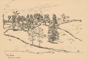 The Little School House, Land of Nod by Frederick Childe Hassam