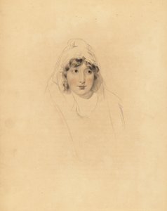 Portrait of Lady Augusta Lowther, Countess of Fane (engraved by Frederick Christian Lewis) by Frederick Christian Lewis