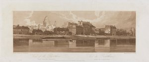Views of the Pantheon, taken from the Arsenal 1803; Plate 12 from Views in Paris, the Emanuel Volume tracing of the plate 1981.25.2621