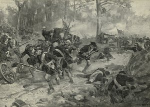 The Battle of Eutaw Springs by Frederick Coffay Yohn