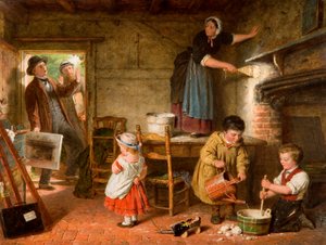 The Dismayed Artist, 1866 by Frederick Daniel Hardy