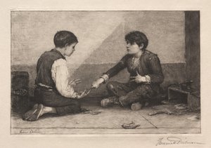 The Mora Players, 1883 by Frederick Dielman