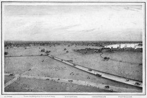Panorama of Calcutta, India