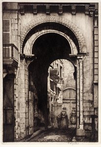 Ancient Doorway, Nevers by Frederick G. Hall