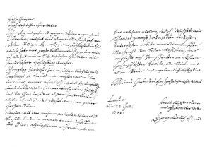 Letter by George Frideric Handel, 1750 1865
