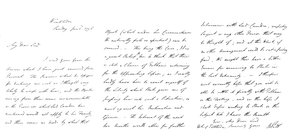 Letter by William Pitt to the Duke of Portland, 1796 by Frederick George Netherclift
