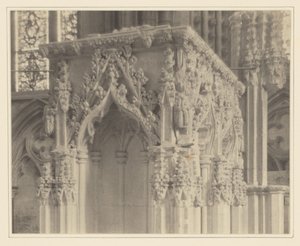 Lincoln Cathedral, Detail of Portable Shrine by Frederick H. Evans