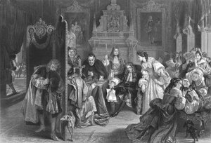James II receiving news of the landing of the Prince of Orange
