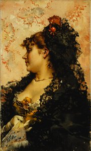 A Spanish Beauty by Frederick Hendrick Kaemmerer