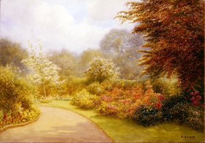 Azaleas Rectory Gardens, Brockhurst Hill by Frederick Henry Evans