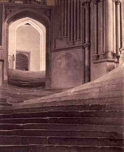 The Steps of Wells Cathedral by Frederick Henry Evans