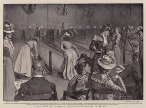 A New Game for Ladies, A Skittles Competition in Berlin