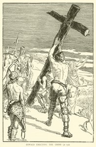 Oswald Erecting the Cross