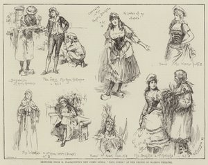 Sketches from M Planquette