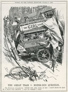 The Great Tram v. Motor-Bus Question by Frederick Henry Townsend