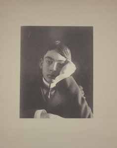 Boy in Suit with Hand Against Face by Frederick Holland Day
