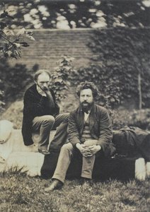 Edward Burne Jones and William Morris, William Morris Gallery, London by Frederick Hollyer