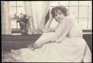 Portrait photograph of Beatrice Stella Tanner (Mrs. Patrick Campbell) by Frederick Hollyer by Frederick Hollyer