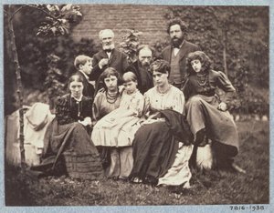 William Morris and Sir Edward Burne-Jones and their Families by Frederick Hollyer
