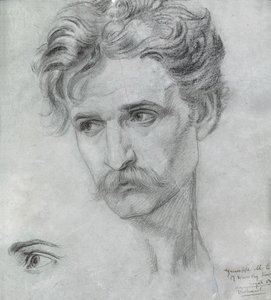 Study of Giuseppe Moto by Frederick James Sheilds