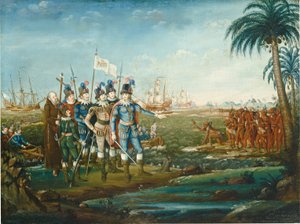 First Landing of Christopher Columbus