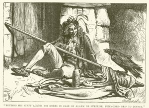 Illustration for Barnaby Rudge by Frederick L. Bernard