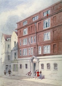 Residence of Titus Oates, Oat Lane, City of London, 1845 by Frederick Napoleon Shepherd