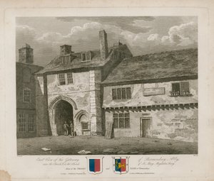 Gateway of Bermondsey Abbey by Frederick Nash