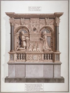 Monument to Richard Allington in Rolls Chapel, Chancery Lane, City of London by Frederick Nash