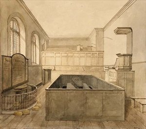 The Chapel, Newgate Prison by Frederick Nash