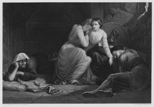Florimel and the Witch, from the picture in the Vernon Gallery