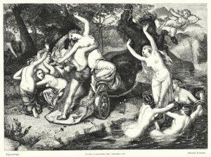 Pluto carrying off Proserpine