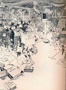 The Property Room of a Clever Cartoonist by Frederick Richardson