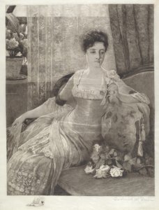 Untitled (Girl on a Couch) by Frederick W. Freer