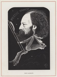 Alfred Tennyson by Frederick Waddy
